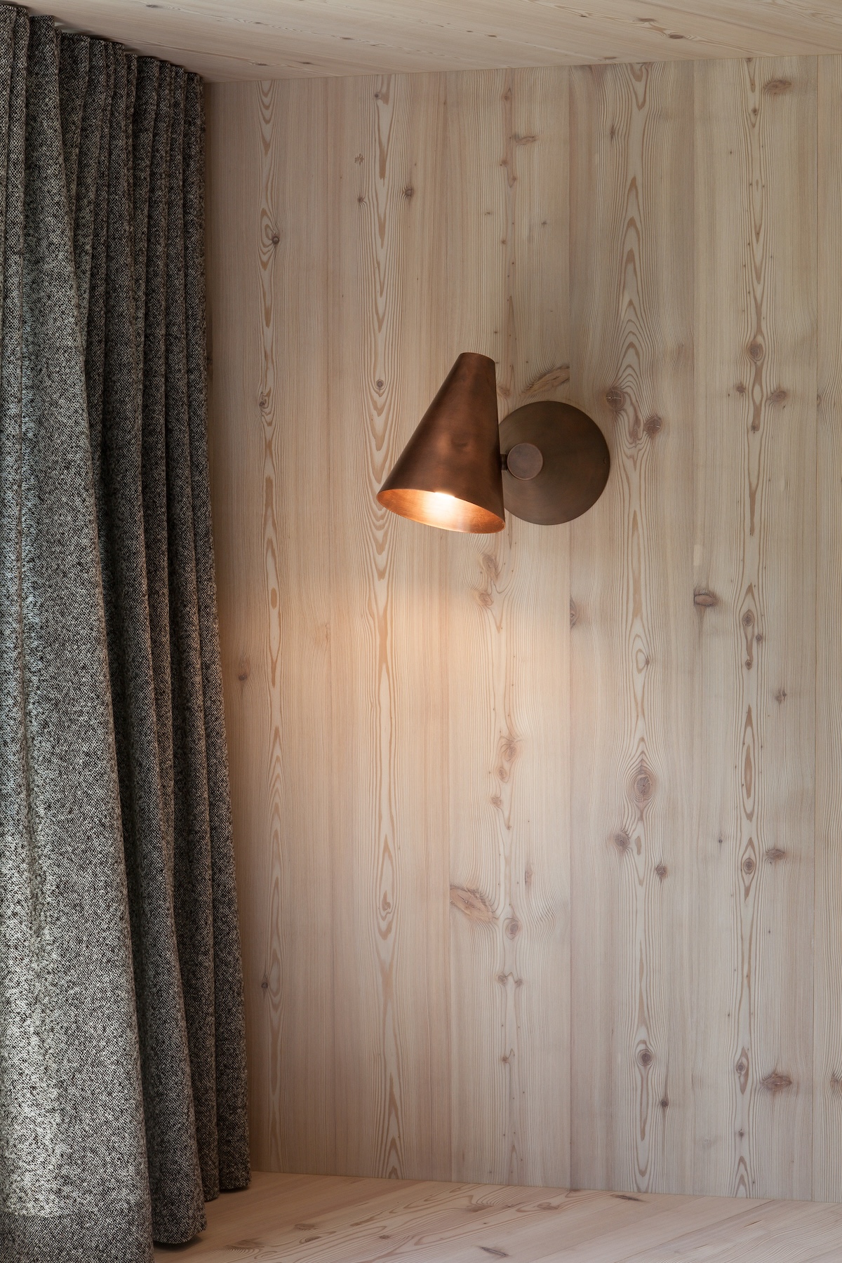 Copper Lighitng as desgined by Harry Thaler: South Tyrol’s Master of Quiet, Sustainable Design