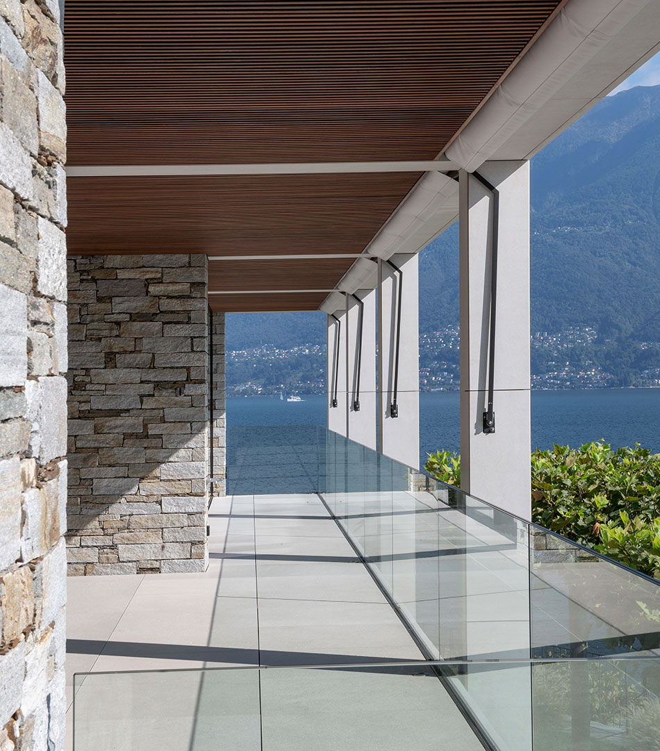 A lake villa at Lago Maggiore created by architect, Matteo Thun