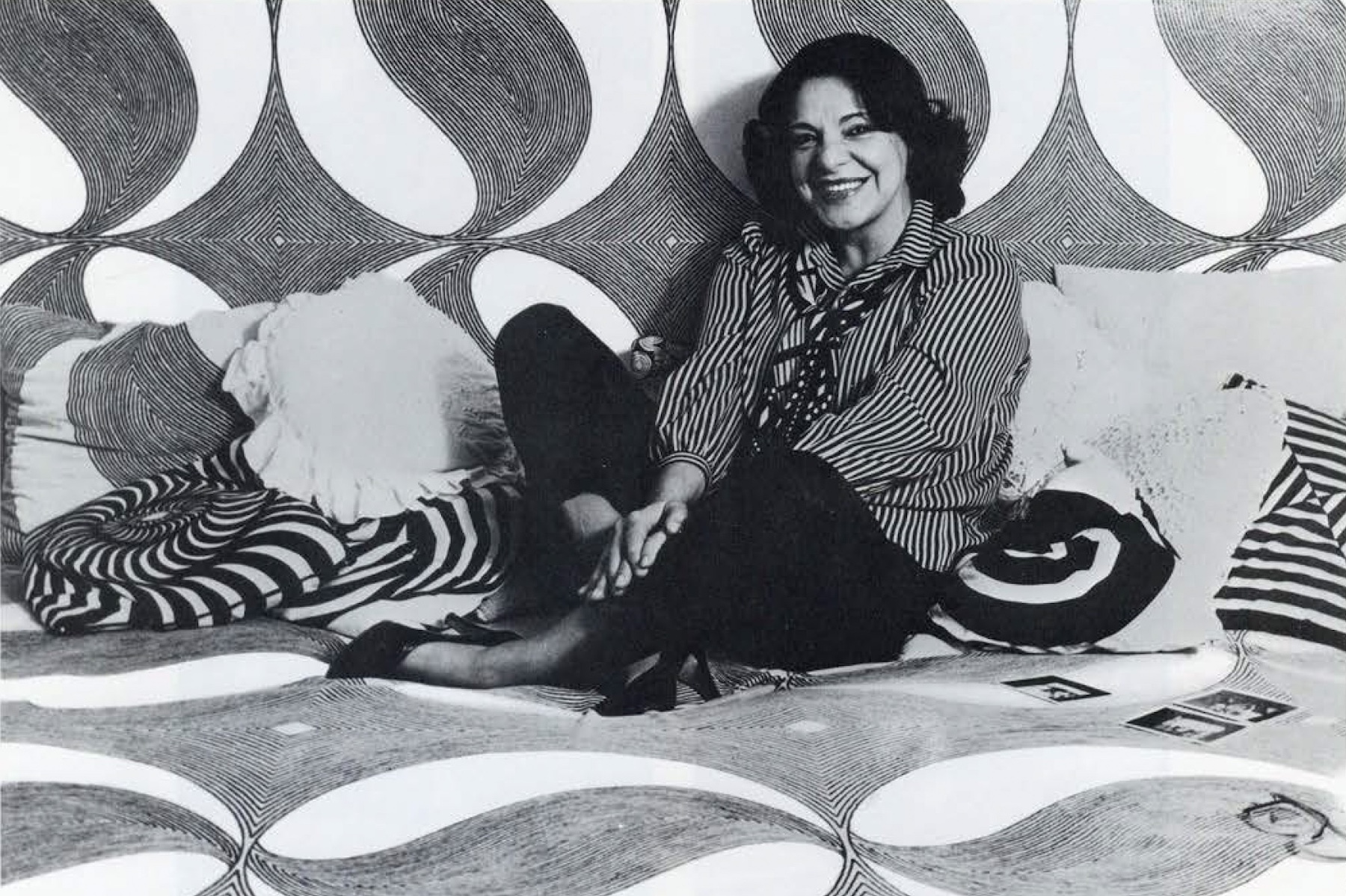 KUKAS portrait in black white sepia of the young artist designer | Background geometric | KUKAS: Pioneer of Portuguese Contemporary Jewellery & Design