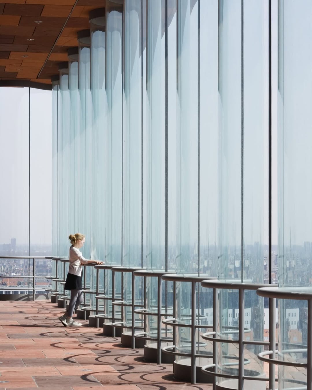 Expansive Glass Windows with impressive city views |MAS Antwerp: Architecture, Culture and Global Collections in the Eilandje District