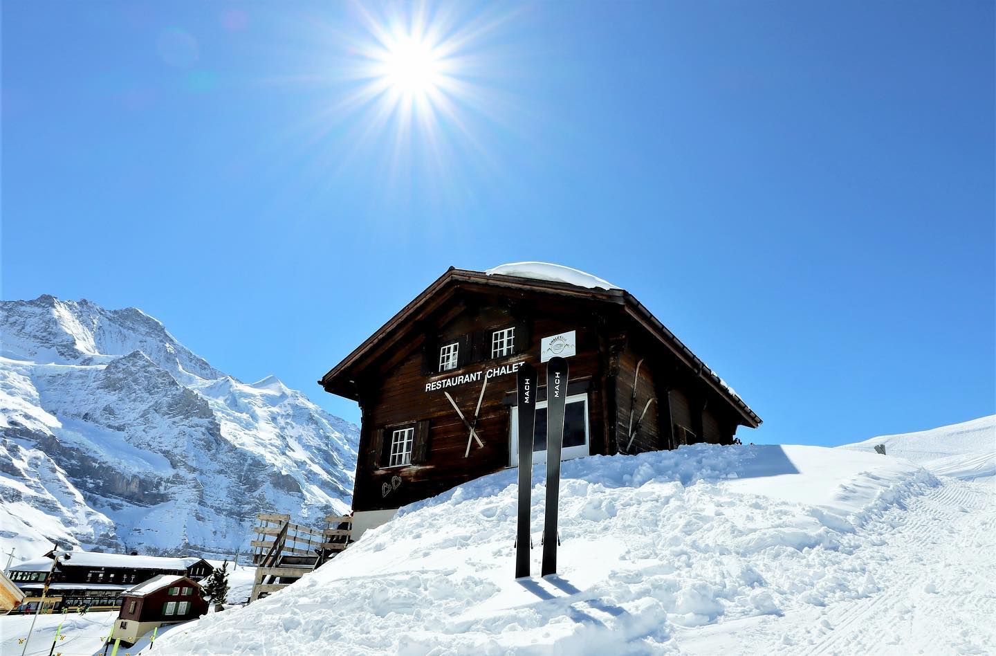 Snow Scene in the Alps | Mach | Tobogganing and Skiing | Crafted Skis & Sleds | The Aficionados