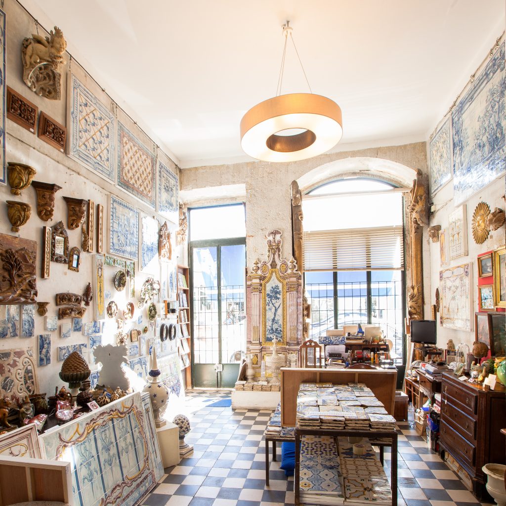 SOLAR Antiques, oldest tile store in Lisbon, Portugal
