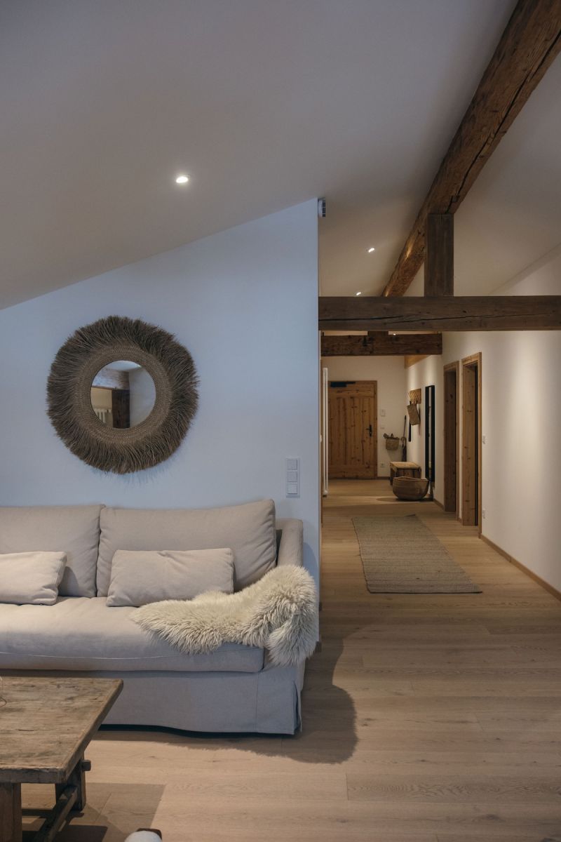 Der Schmiedhof restored farmhouse apartments with Alpine balcony in Geitau, Bavaria | The Aficionados.