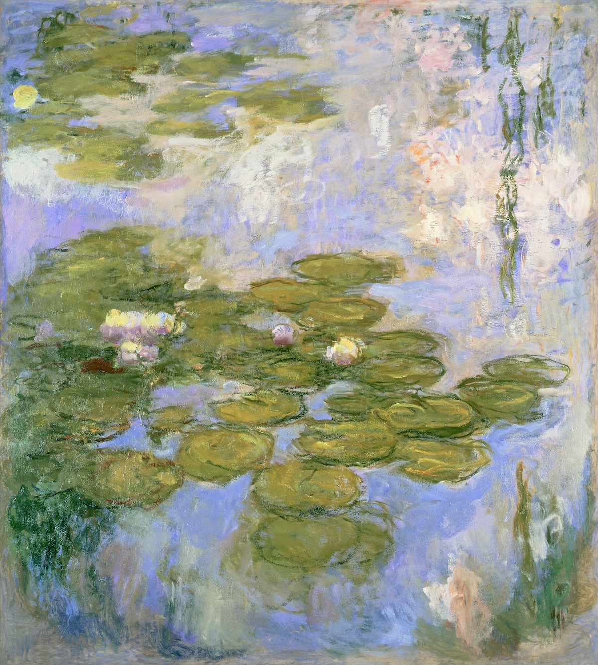 Claude Monet, Nymphéas, 1916 – 1919 Water Lillies Oil on canvas, 200 x 180 cm Fondation Beyeler, Riehen/Basel