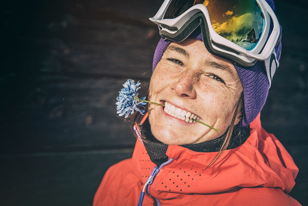 Local guide and certified sports scientist Katharina Schuler in the mountains above St. Anton am Arlberg | The Aficionados