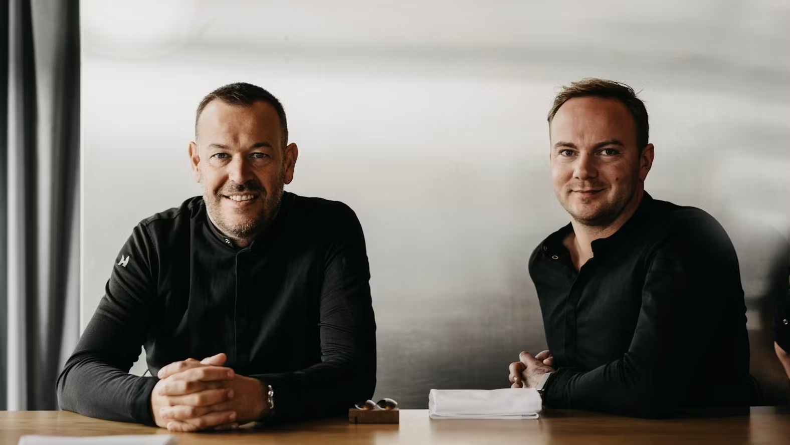 The hottest chefs in Amsterdam - Richard van Oostenbrugge and Thomas Groot.