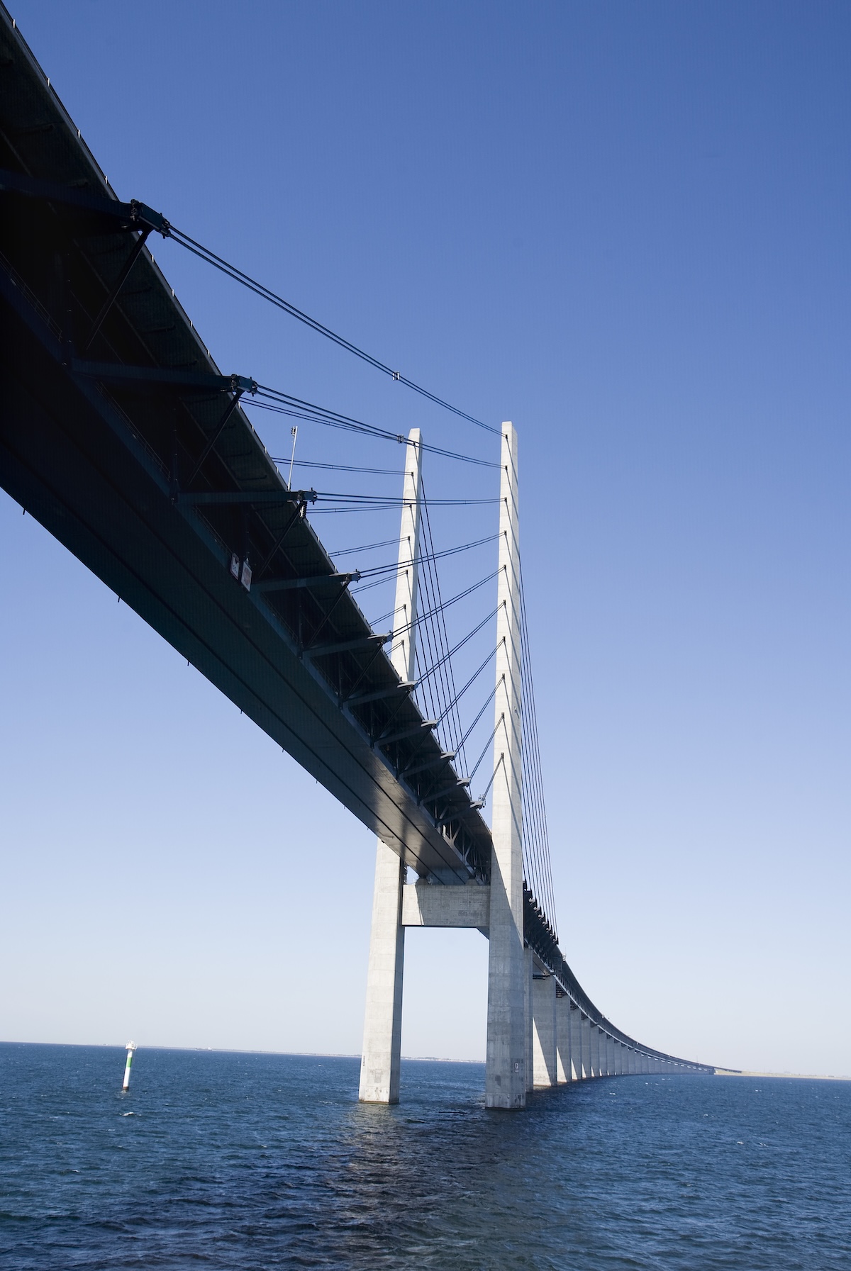 Øresund, Bridge, Copenhagen, Denmark - Designed by architect Georg K.S. Rotne