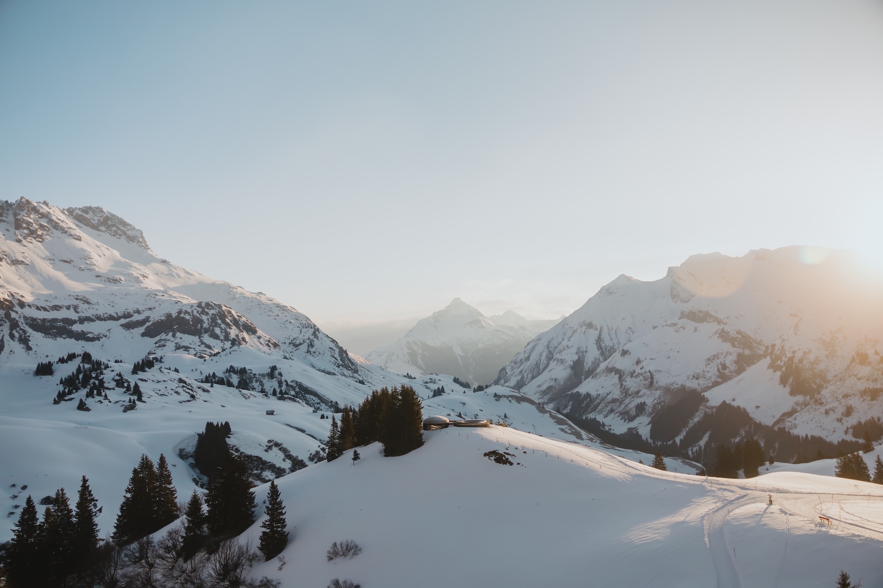 Lech in Austria Mountains, Austria Alps, Arlberg, The Art of Environment: James Turrell’s Skyspaces - Lech, Austia