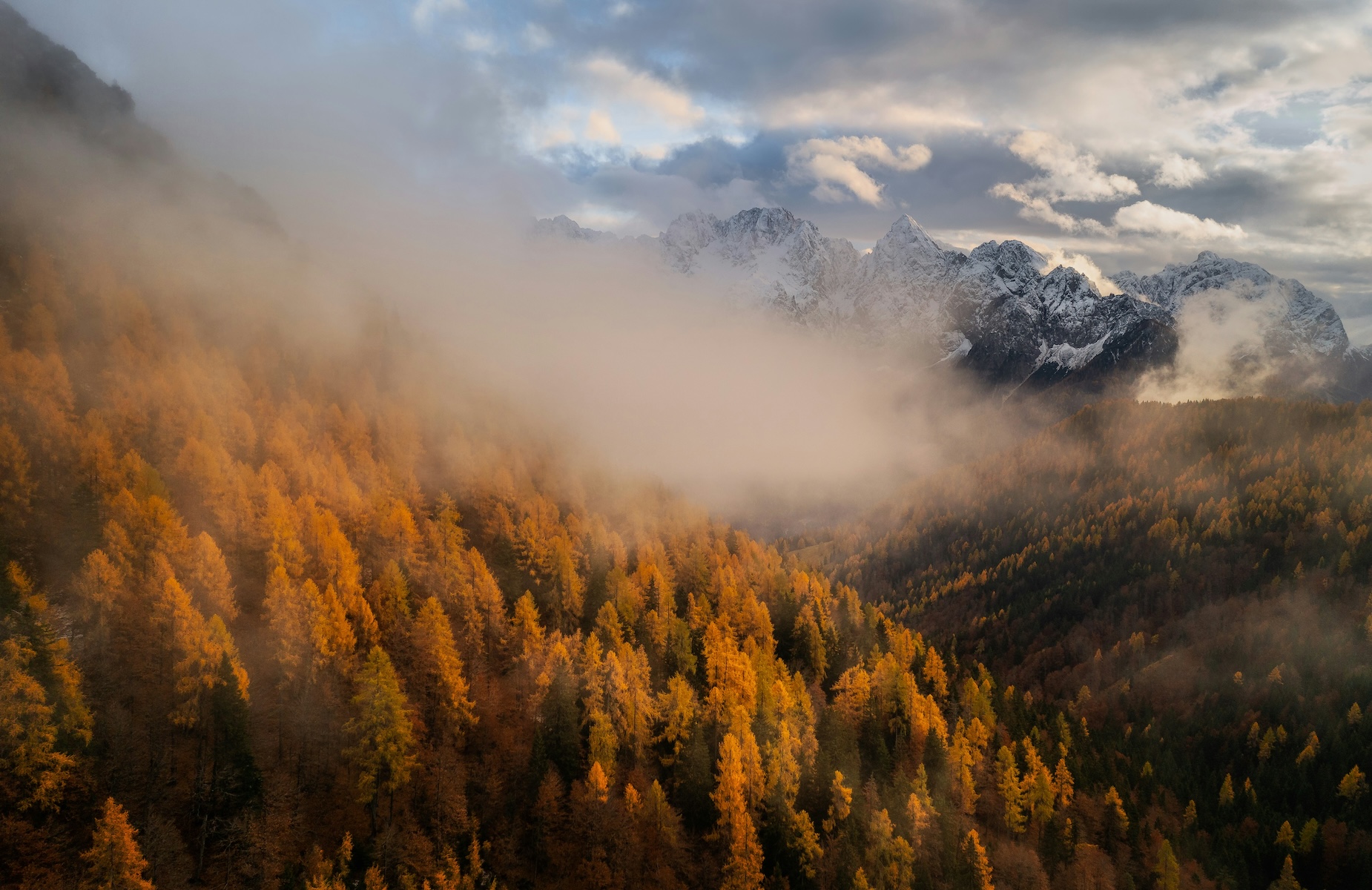Indian Summer, autumn, Alps, Alpine, hotel, travel, Gold-Bergs