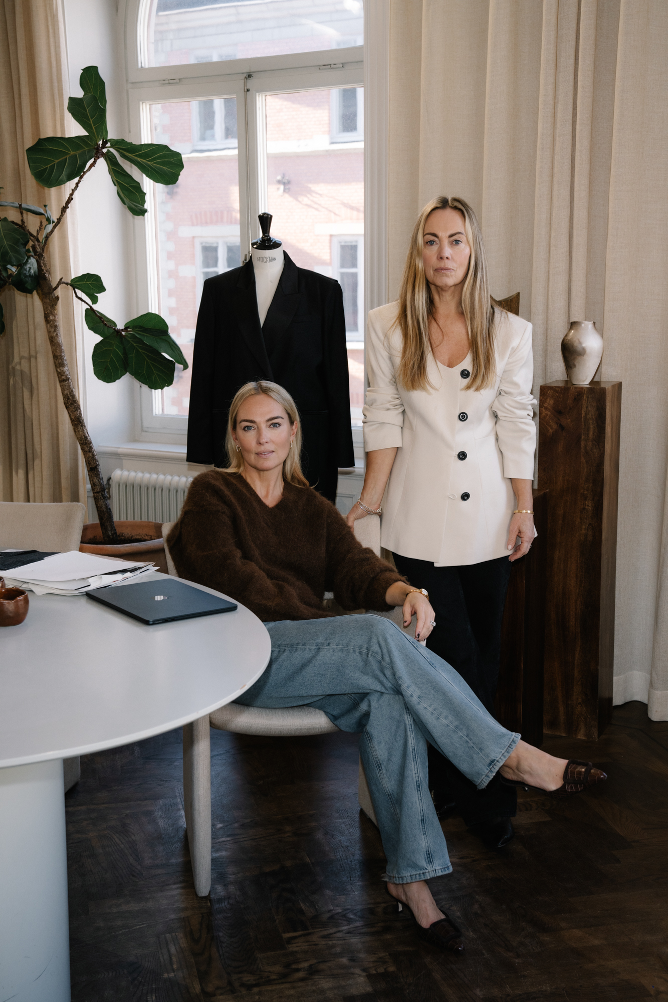 House of Dagmar - Sisters Kristina Tjäder, Sofia Wallenstam and Karin Söderlind of Swedish Fashion House Dagmar in Stockholm