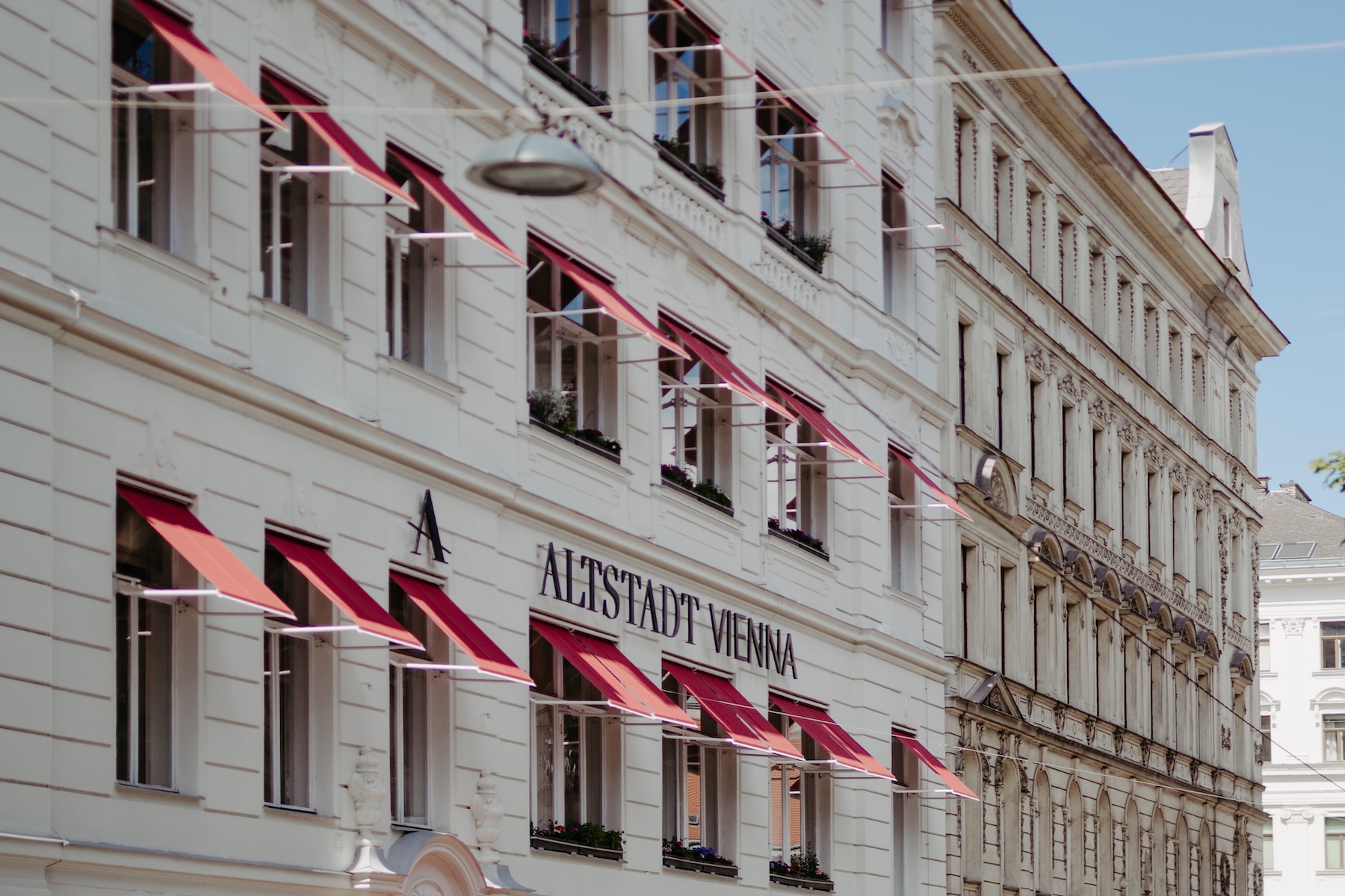 Exterior of Hotel Altstadt Vienna on Kirchengasse, in the Spittelberg, Vienna's seventh district | The Aficionados.