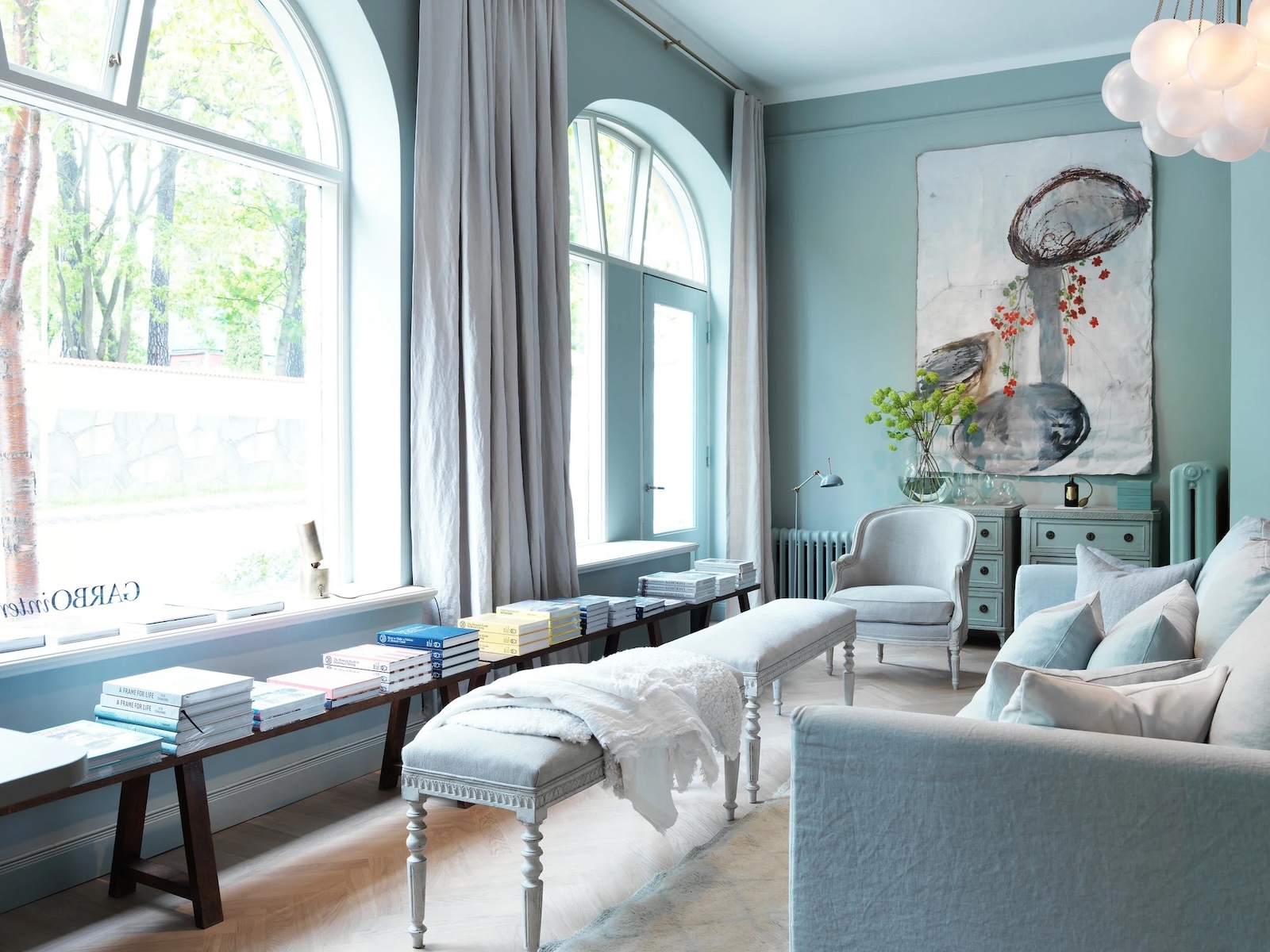 Garbo Interior, clothes rack, design, stockholm, sweden, scandinavia, shopping, luxury, vintage, classic, textiles