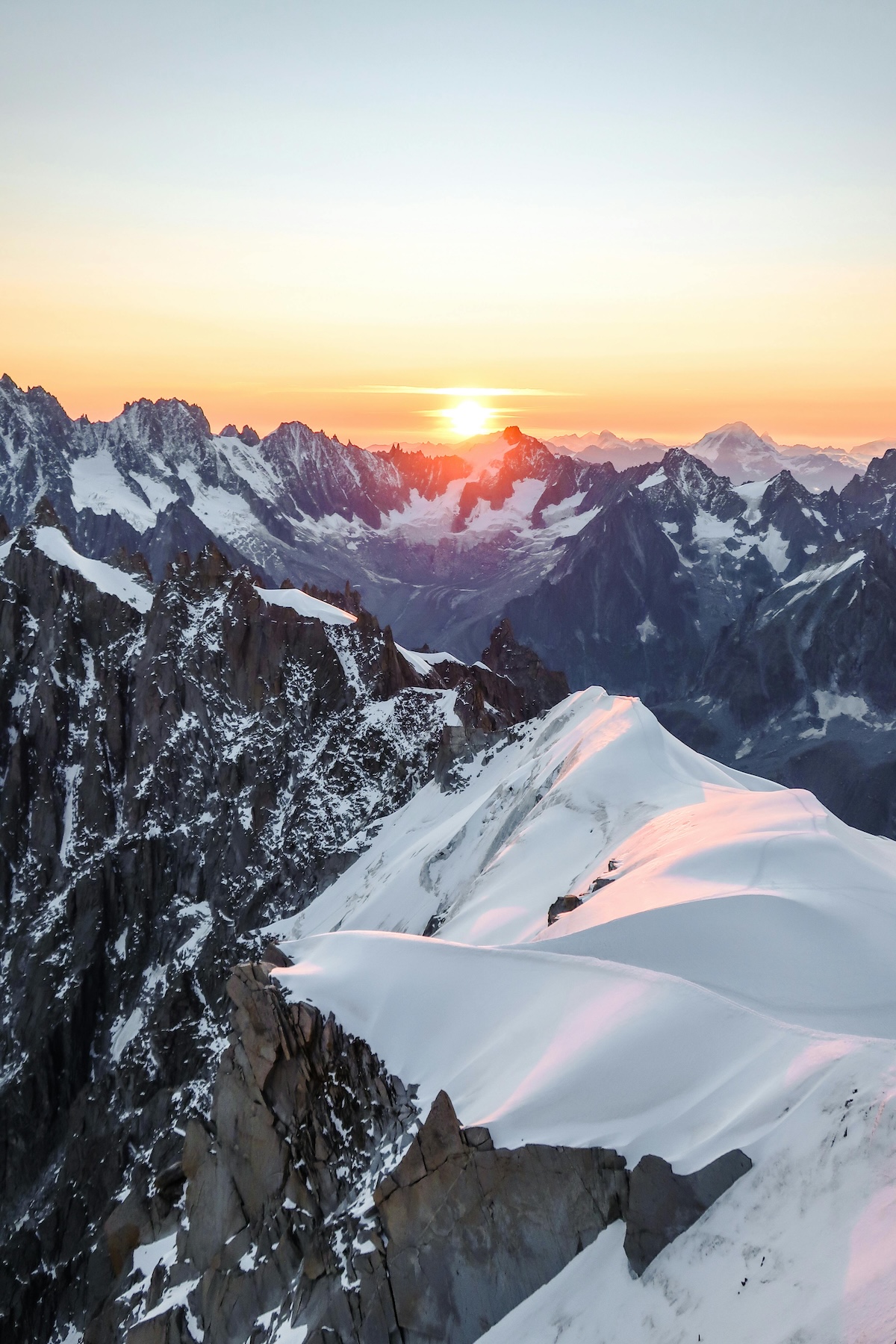 Refuge du Goûter is Mont Blanc’s Highest Hut in Aiguille du Goûter, Chamonix, French Alps - designed by architect Hervé Dessimoz. 