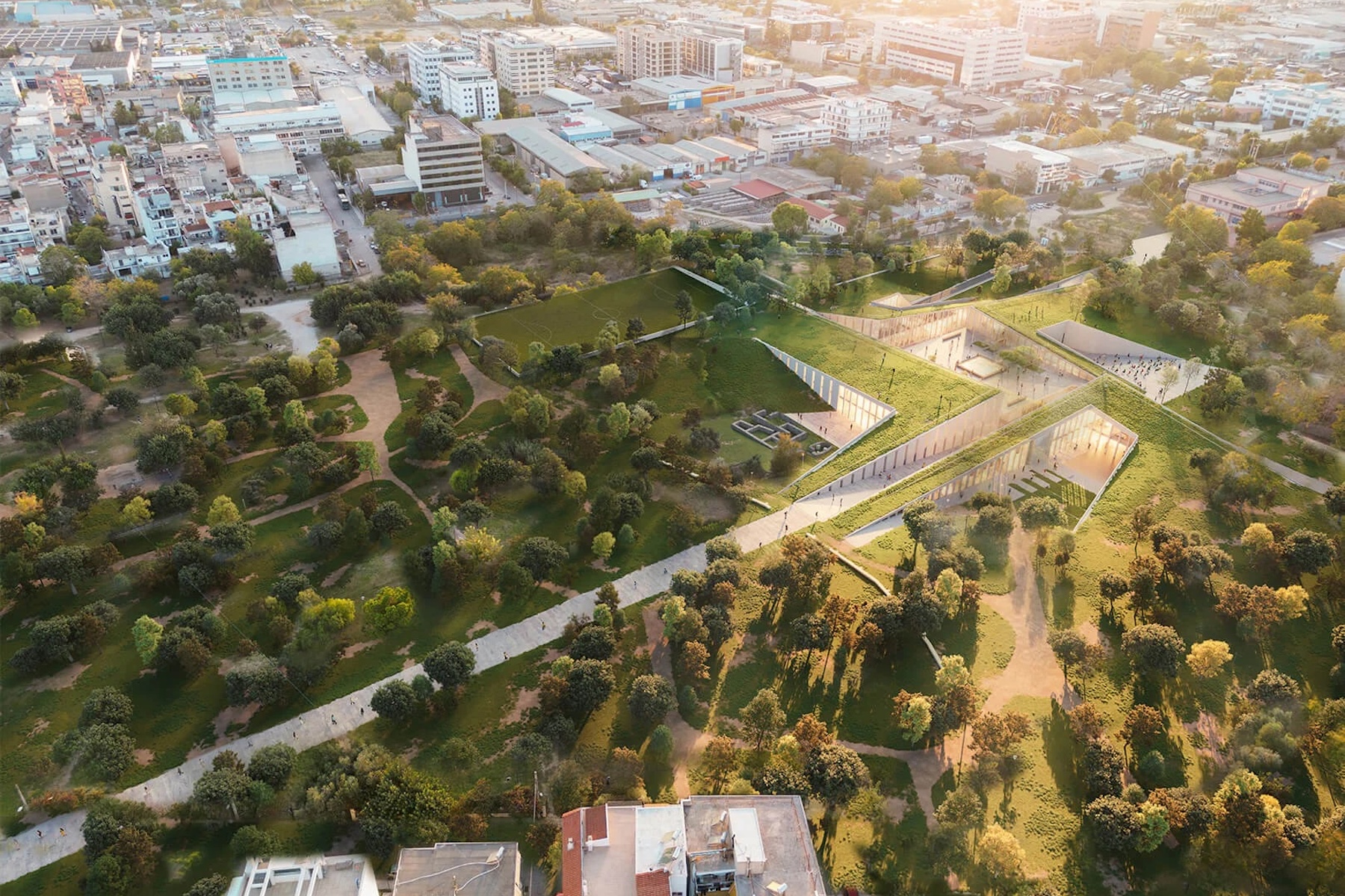 Athen’s Futuristic New Museum of Archaeology by Tsolakis Architects