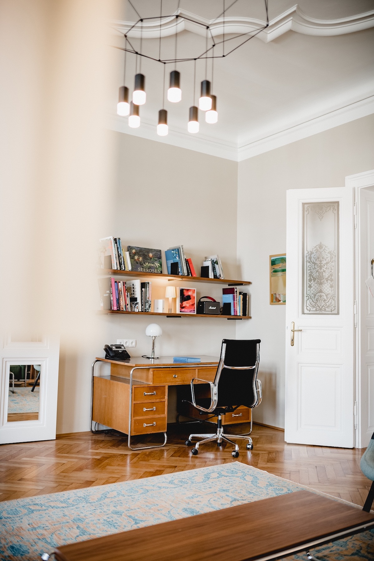 Love, Peace + Design fuse in Vienna for a new artsy hotel suite inspired by Lennon, Corbusier and the United Nations.