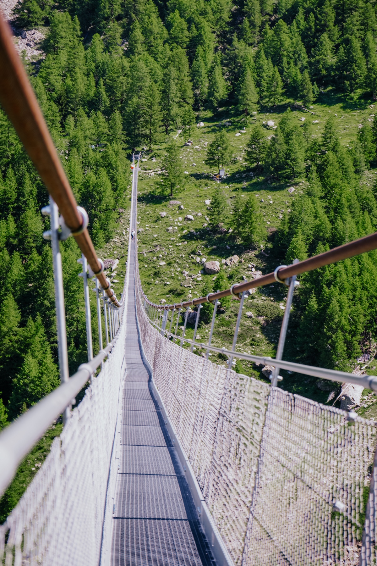 Charles Kuonen Suspension Bridge Zermatt, Switzerland