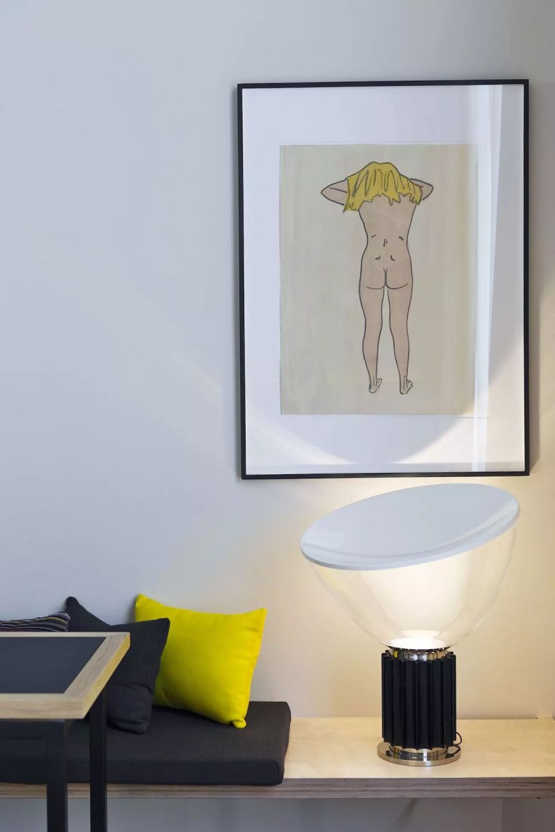 Contemporary artworks, table lamp - modern interiors with a nod to heritage |The Art of Desking: Stylish Hotels for Work, Rest & Play – The Aficionados
