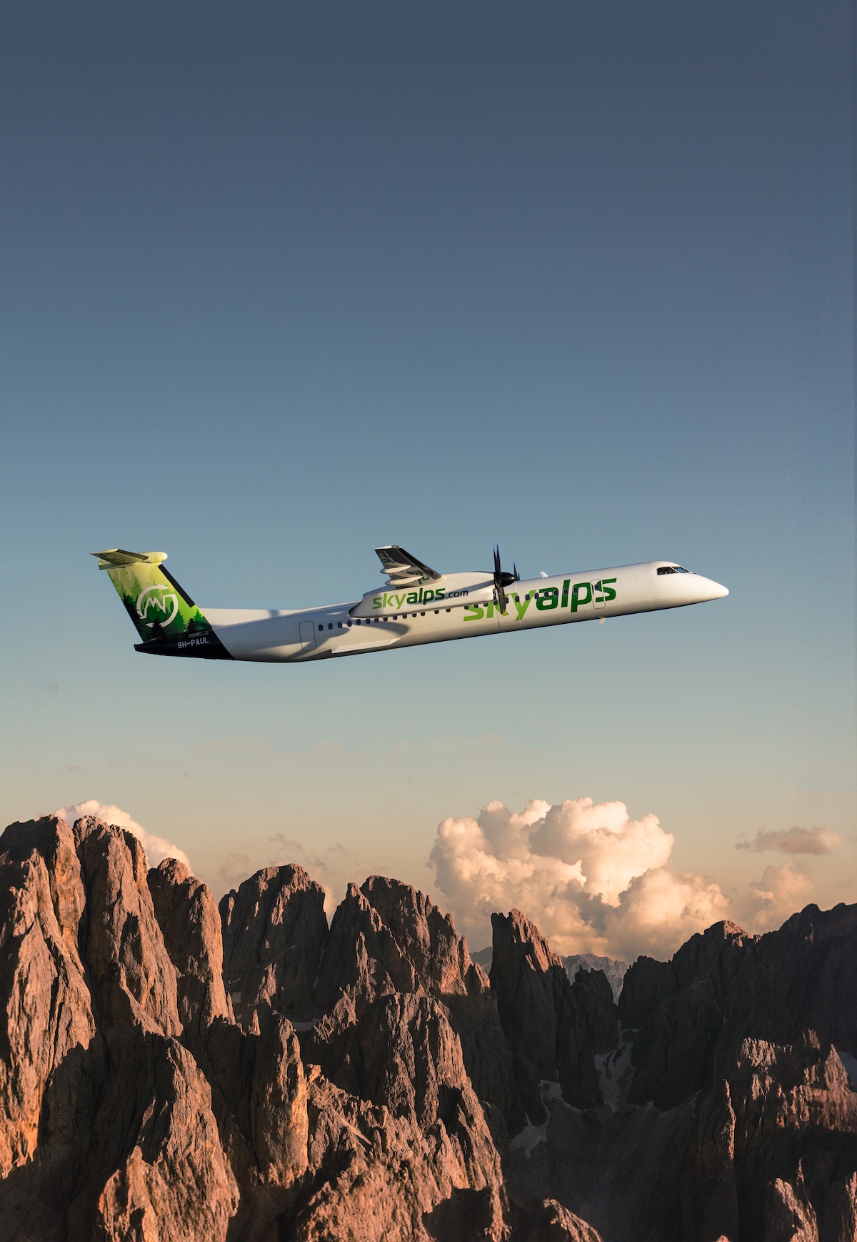 SKYALPS Airline | Flights to the Dolomites Bolzano | The Aficionados