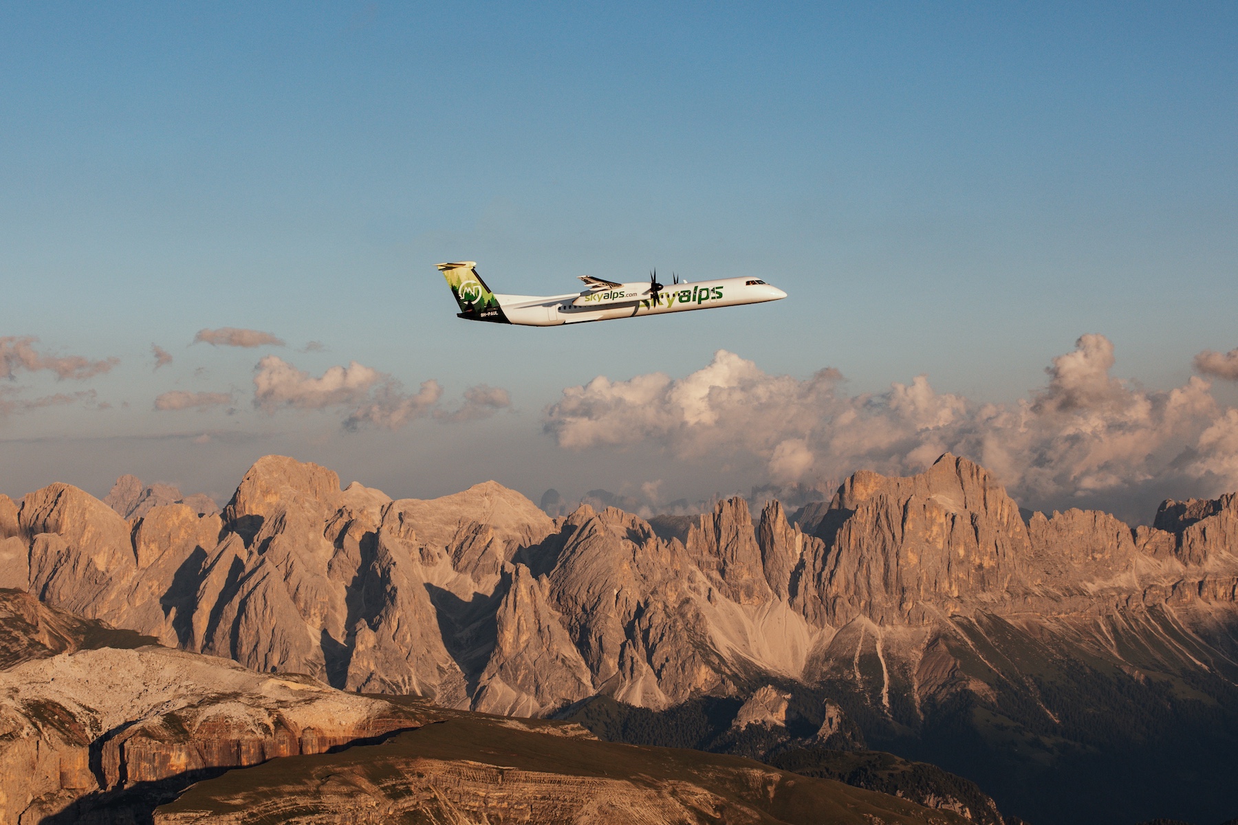 SKYALPS Airline | Flights to the Dolomites Bolzano | The Aficionados
